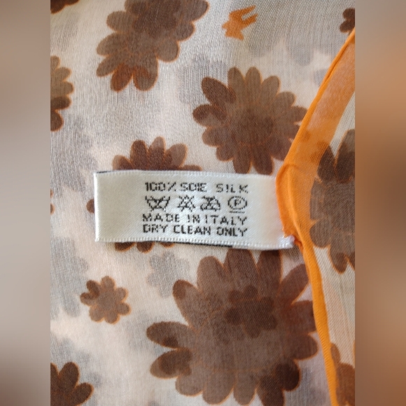 Rare Miu Miu Limited Edition design star clouds 100% Silk Scarf/Shawl very long - Picture 5 of 10